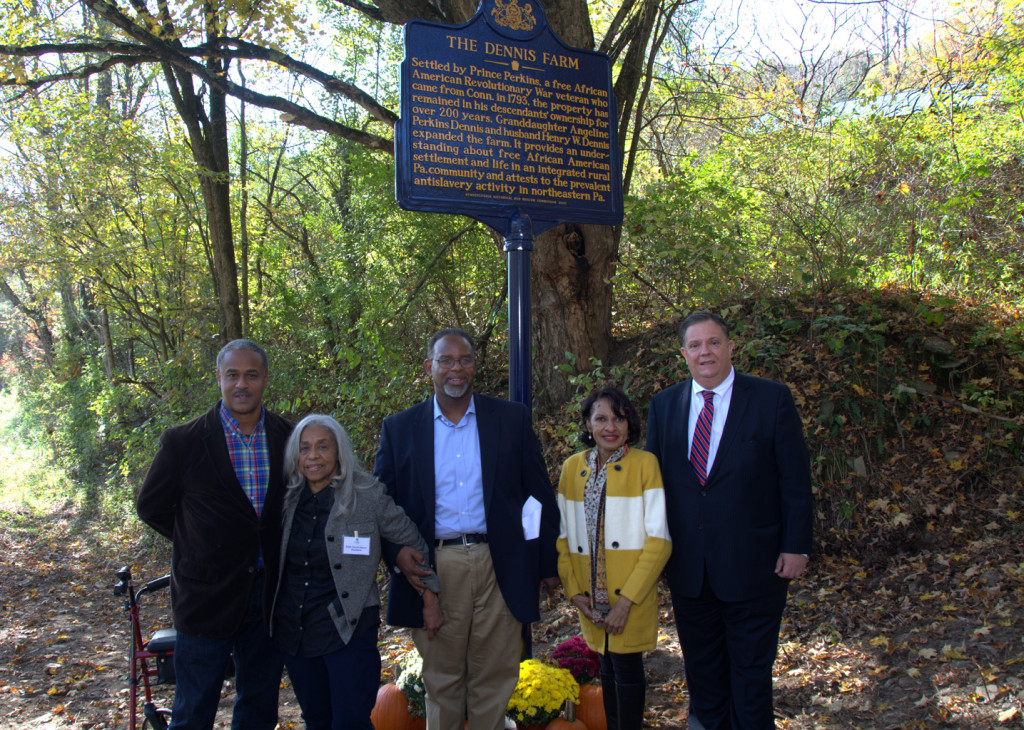 Oct 7, 2015 The Dennis Farm Symposium, Marker unvailing